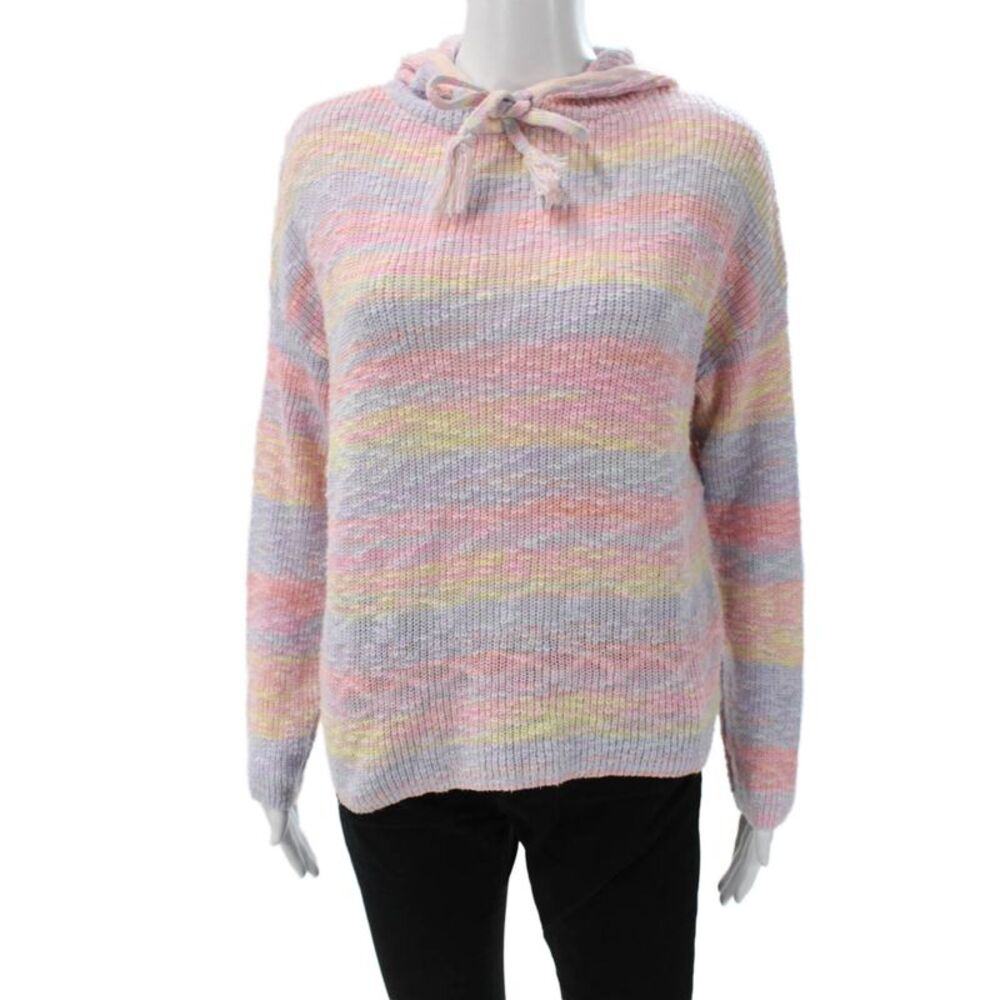 27 Miles Womens Multicolor Striped Cotton Crewneck Pullover Longsleeve Size XS